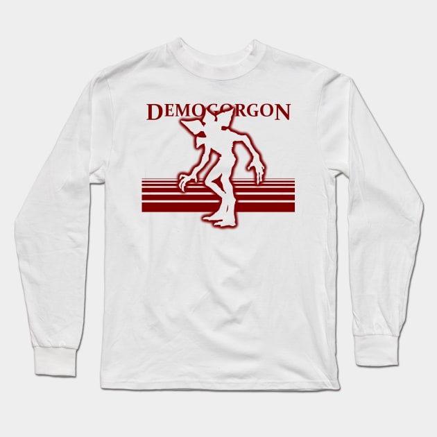 Demogorgon hallo design Long Sleeve T-Shirt by Anilia